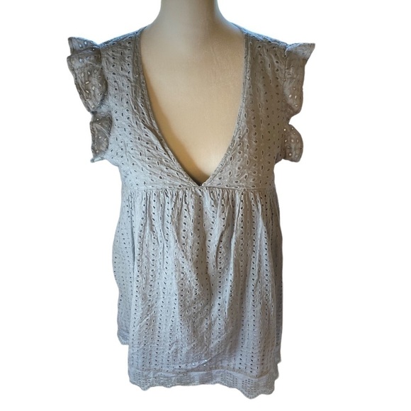 MUSTARD Seed pale blue dress size medium - Picture 1 of 10